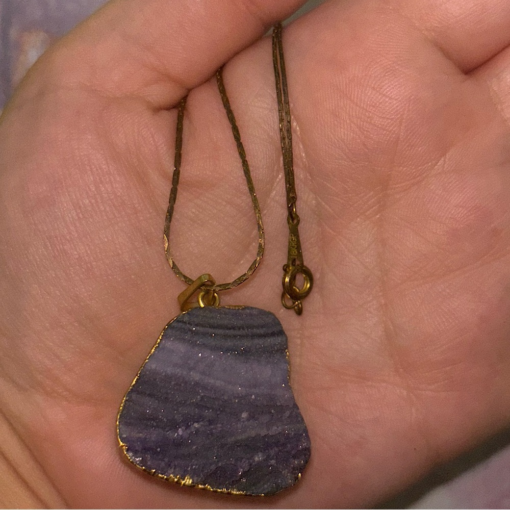 18KRGP With Stone Necklace